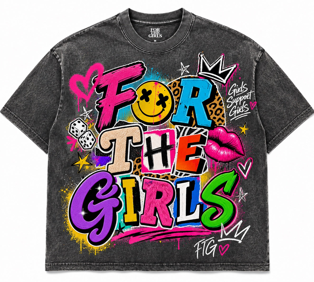 For The Girls Graffiti Tee
