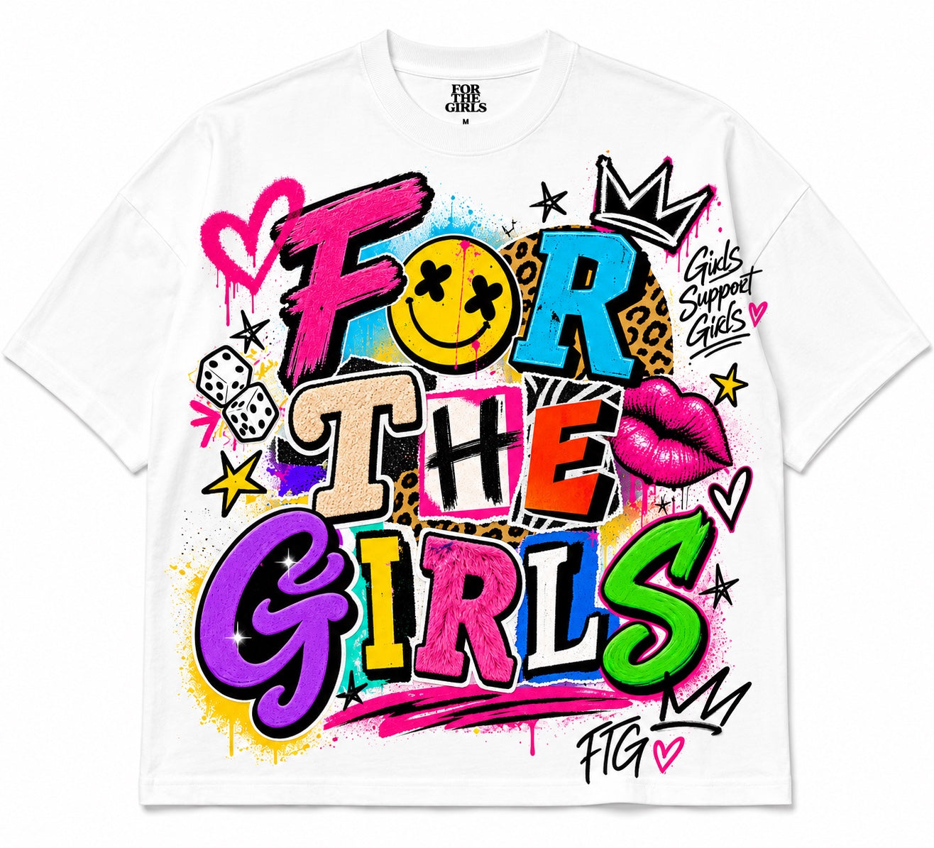 For The Girls Graffiti Tee