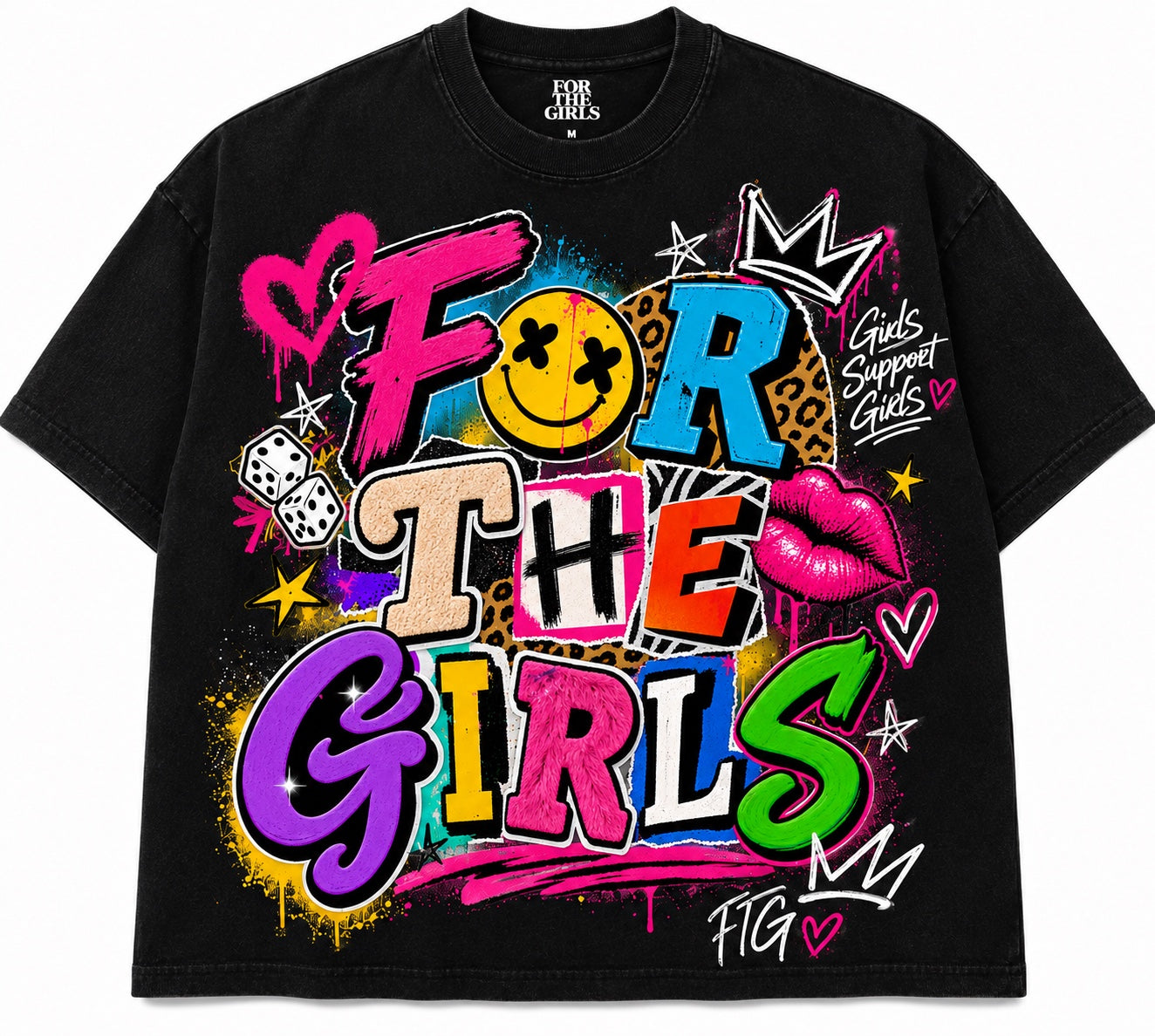 For The Girls Graffiti Tee
